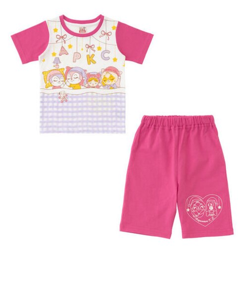 半袖光るパジャマ(ピンク)