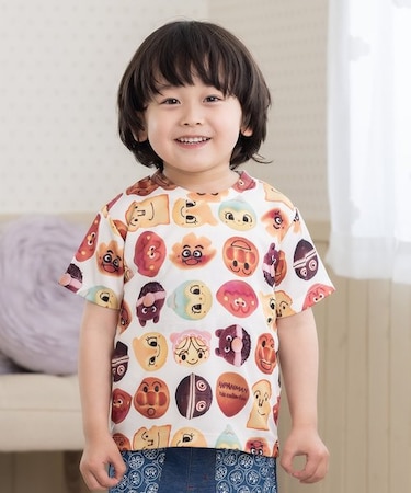 パン柄ドライTシャツ