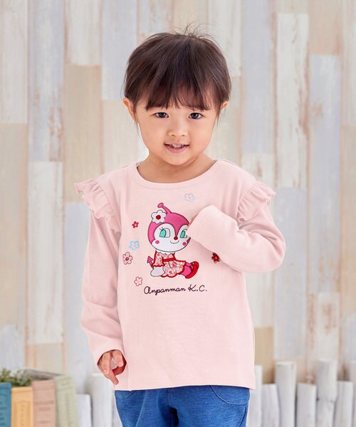 アンパンマンキッズコレクション みんなでお座り柄Tシャツ L 110cm