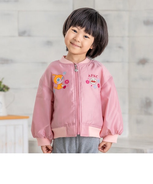 【ドキンちゃんさん専用 】リバーシブル ブラック MA-1 フライトジャケット アンパンマンドキンちゃんMA1ジャケット｜アンパンマンキッズ