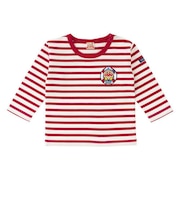 先染めボーダー長袖Tシャツ
