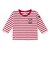 先染めボーダー長袖Tシャツ