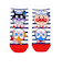 マリン柄クルーソックス