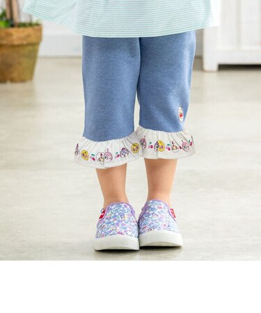 フリル切替レギンスパンツ