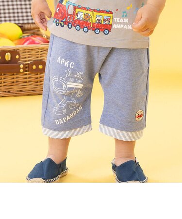 サッカーチェック切替パンツ