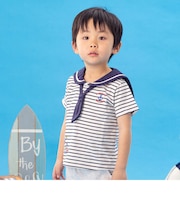 アンパンマンばいきんまんセーラー襟Tシャツ