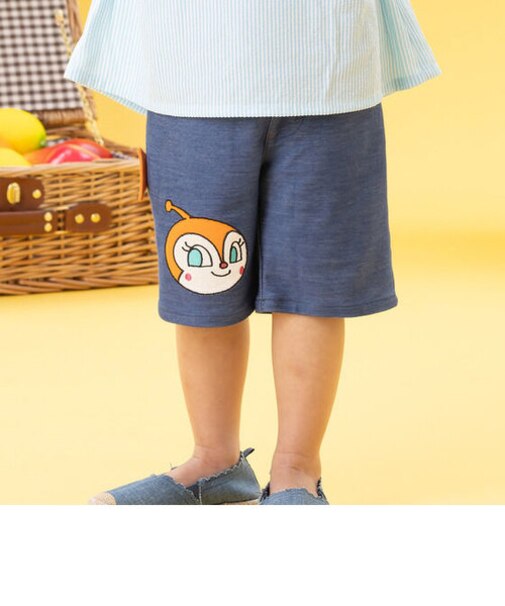 立体モチーフアップリケパンツ