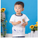 裾ボーダー切替Tシャツ