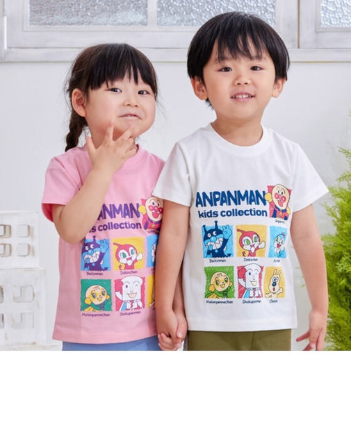 スクエア集合柄Tシャツ