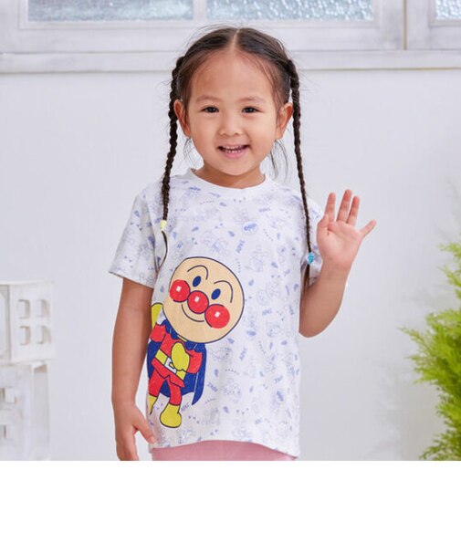 ひょっこりアンパンマン総柄Tシャツ