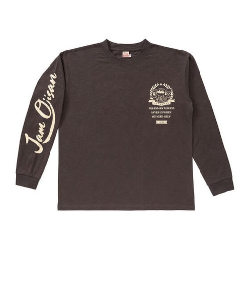 ジャムおじさんバイク長袖Tシャツ 大人