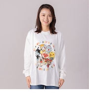 見上げるなかまたち長袖Tシャツ 大人