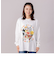 見上げるなかまたち長袖Tシャツ 大人