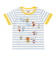 ボーダープリント半袖Tシャツ