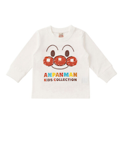 アンパンマンお顔長袖Tシャツ