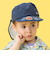 リーフ総柄日よけワークキャップ