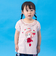 フリル襟アップリケボーダーTシャツ