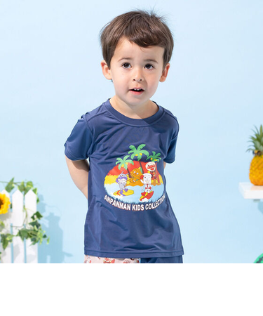水陸両用サーフ柄Tシャツ