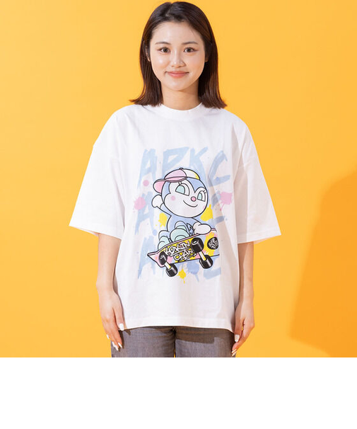 ばいきんまんコキンちゃんストリートTシャツ大人