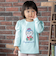 パフスリーブアップリケ9分丈Tシャツ