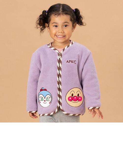 アンパンマン　キッズコレクション　だだんだん　ボアブルゾン　サイズ120 アンパンマン キッズコレクション だだんだん ボアブルゾン サイズ120