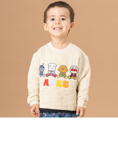 APKCキルト刺繍トレーナー