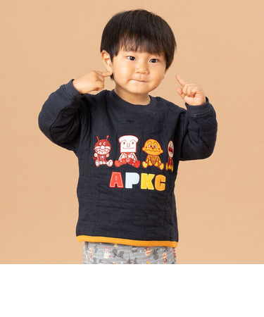 APKCキルト刺繍トレーナー