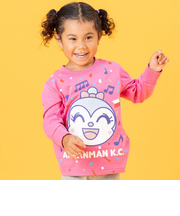 ドキンちゃんコキンちゃんスマイル長袖Tシャツ
