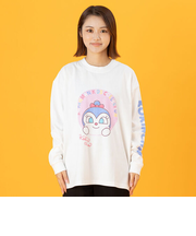 ばいきんまんコキンちゃんひょっこり長袖Tシャツ大人