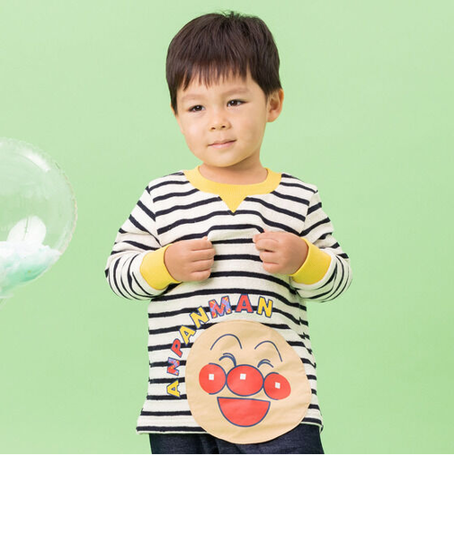 お顔アップリケボーダートレーナー