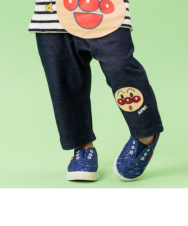 アンパンマンお顔アップリケボトム