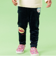 お顔アップリケベロアレギンス