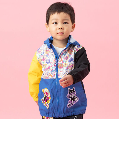 総柄切り替えカラフルブルゾン｜アンパンマンキッズコレクションの通販