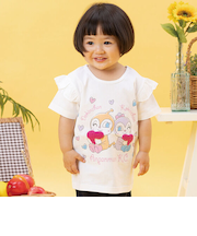 ドキンちゃんコキンちゃんハートHUG半袖Tシャツ