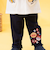 アンパンマンばいきんまんお顔刺繍メロウレギンス