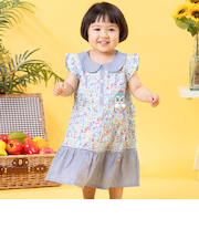 ひょっこりアップリケワンピース