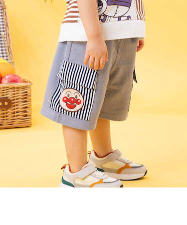 アンパンマンアップリケポケットハーフパンツ