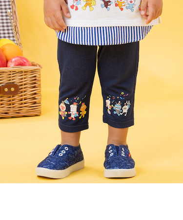 パレード柄7分丈レギンス