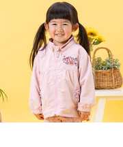 フード取り外しリバーシブルお花ジャケット