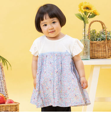 リボンフレアチュニック