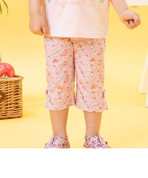 小花総柄7分丈レギンス