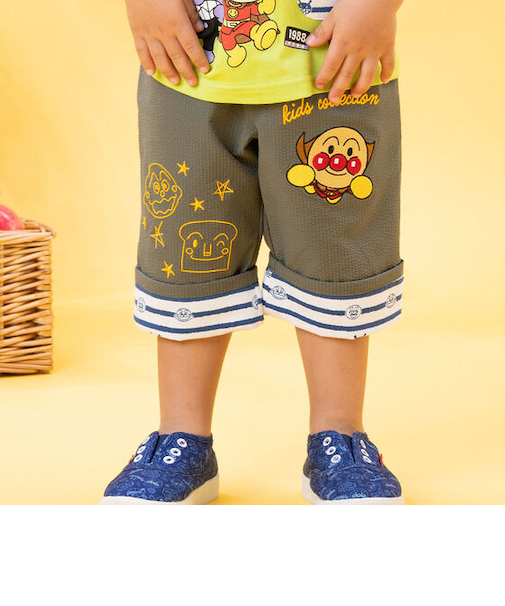 ボーダー折り返しボトム