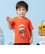 アップリケ切替半袖Tシャツ