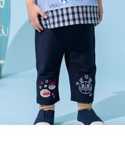 お顔刺繍6分丈レギンス