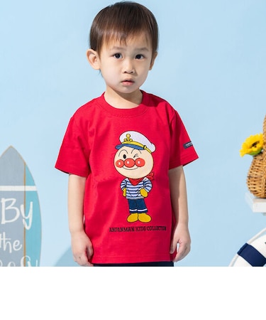 アンパンマンマリン刺繍半袖Tシャツ