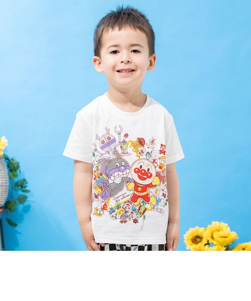 アンパンマン ばいきんまん みんな大集合Tシャツ