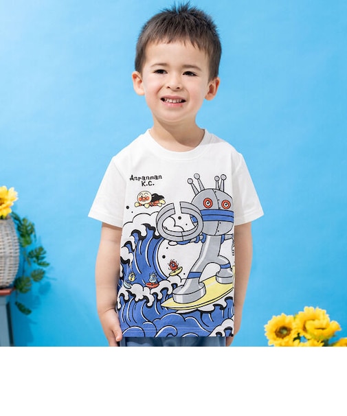 だだんだん波乗り和柄Tシャツ