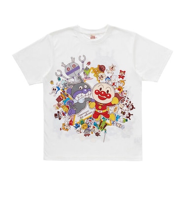 アンパンマン ばいきんまん みんな大集合Tシャツ 大人