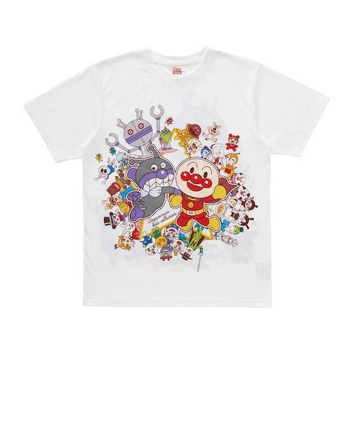 アンパンマン ばいきんまん みんな大集合Tシャツ 大人