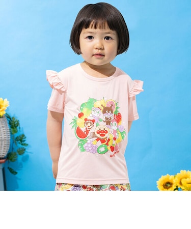 水陸両用フルーツ柄半袖Tシャツ